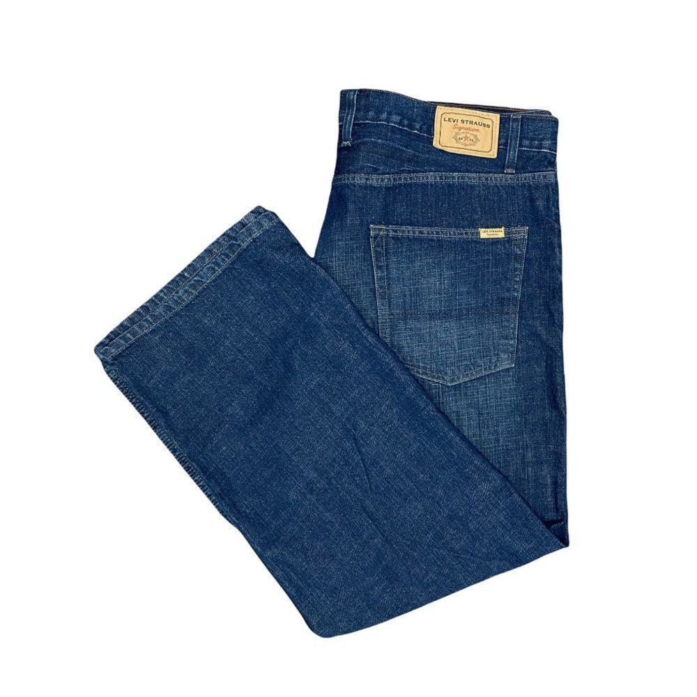 Levi Strauss Signature Gold Label Loose Straight Jeans, Men's 38x30